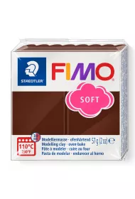Staedtler Masa plastyczna termoutwardzalna Soft, czekoladowa, 57g, kostka