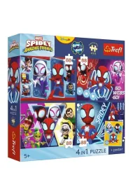 Puzzle 4w1 Premium Paj�czy Dzie� TREFL 34696 TR