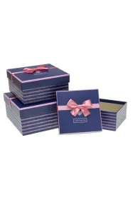 Rozette ZESTAW PUDELEK PUG-23236-KW BLUE 3 PCS