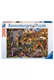 Puzzle 3000 el. Zwierzta Afryki Ravensburger