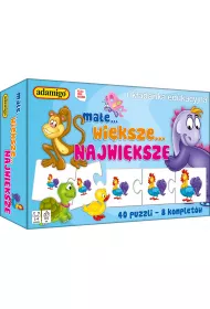 Puzzle Gra Ma�e wi�ksze najwi�ksze Adamigo