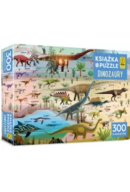 Ksika i puzzle 300 el. Dinozaury Wilga Play