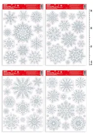 MFP Naklejki bo�onarodzeniowe brokat 20x30cm VA011