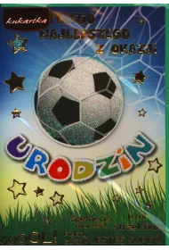 Kukartka Karnet B6 DK-500 Urodziny gool! pi�ka