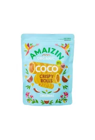 Amaizin Rollsy - chrupice rurki kokosowe 140 g Bio