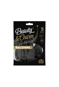 Godan Balony Beauty&Charm pastelowe czarne