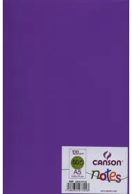 Canson Szkicownik notes z ok�adk� z pp A5 120g 50 arkuszy fioletowy 204127724