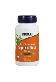 Now Foods Spirulina 500 mg Suplement diety 100 tab.