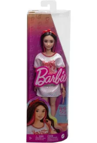 Barbie Fashionistas. Lalka Sukienka kropki HRH12 Mattel