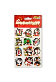 Penmate Naklejki puffy Emotion Penguins