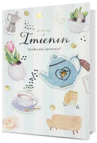 Pan Dragon Karnet B6 HM-200 Imieniny pastelowe HM-200-2585