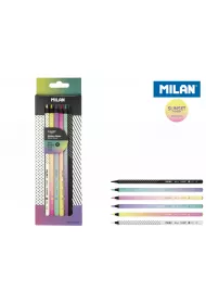 Milan Kredki o��wkowe Big Lead Sunset 1522 okr�g�e 6 szt.