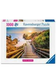 Puzzle 1000 Stairway to Camilo Beach, Algarve Ravensburger