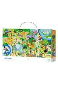 Puzzle obserwacyjne 80 el. W Zoo Dodo