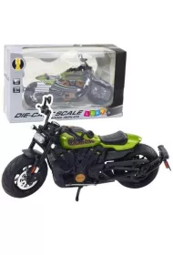 Motocykl Chopper z d�wiekiem i �wiat�em 1:12 LeanToys