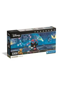 Puzzle 1000 el. Panorama - Mickey & Minnie Clementoni