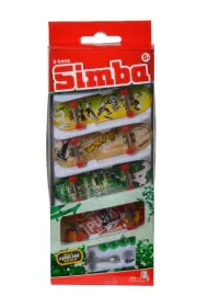 Deskorolki na palec Finger Skateboard zestaw 4 X-Treme Simba