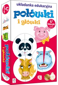 Puzzle Uk�adanka edukacyjna Po��wki i g��wki Kukuryku