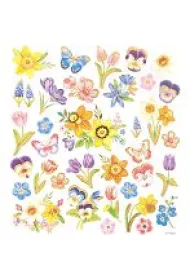 Dalprint Naklejki kwiaty 35 szt.