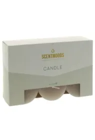 ScentMoods Rustykalna �wieca w kolorze Taupe 5x5cm 6 szt.