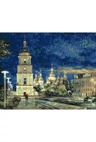 Ideyka Malowanie po numerach - Plac Sofijski 40x50cm
