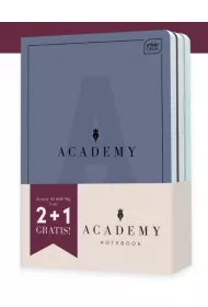 Interdruk Zestaw zeszyt�w A5 Academy 2+1 gratis kratka 60 kartek