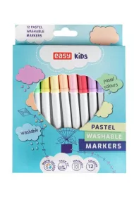 Easy Stationery Pisaki spieralne Pastel 12 szt.