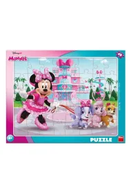 Puzzle ramkowe Myszka Minnie i pieski 40el Dino Toys