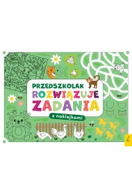 Przedszkolak rozwi�zuje zadania. Zeszyt zielony