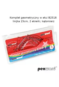 Penword Komplet geometryczny 4 el. 4 elementy