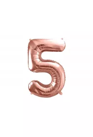 PartyDeco Balon foliowy 5 r�owe z�oto 86cm