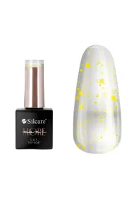Silcare Mani More DOT top coat do paznokci Yellow 10 g