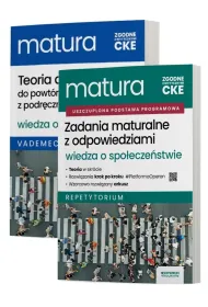 Pakiet Matura 2026. Wiedza o spo�ecze�stwie. Zakres rozszerzony: Teoria do matury. Vademecum, Zadania maturalne z odpowiedziami. Repetytorium