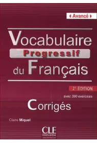 Vocabulaire progressif B2-C1 klucz odpowiedzi