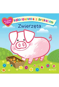 Kolorowanka z brokatem. Zwierz�ta