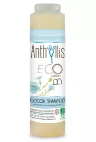 Anthyllis Eco Bio Szampon i el pod prysznic z wycigiem z lnu i proteinami ryu 250 ml