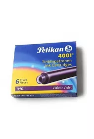 Pelikan Naboje krtkie fioletowe 6 szt.
