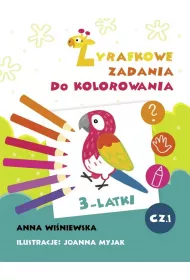 �yrafkowe zadania do kolorowania. 3-latki. Cz�� 1