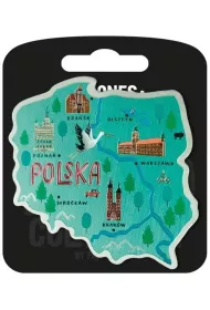 Pan Dragon Magnes I love Poland Polska ILP-MAG-A-PL-03