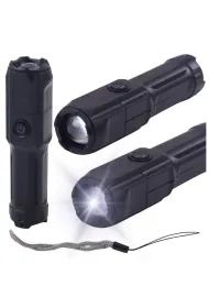LeanToys Latarka led regulacja zoom 3 tryby �wiecenia