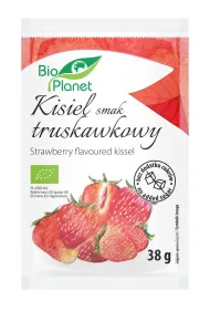 Bio Planet Kisiel o smaku truskawkowym z truskawkami 38 g Bio