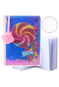 LeanToys Notatnik A5 Lizak Konfetti linia 80 kartek