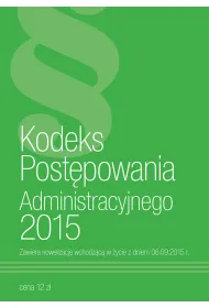 Kodeks Post�powania Administracyjnego 2015