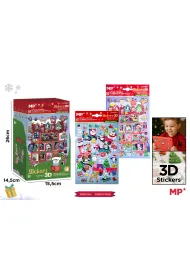 Mp Main Paper Naklejki �wi�teczne 3D 1szt.mix