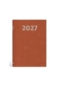 Terminarz 2027 A5 standard br�zowy