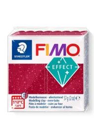 Staedtler Masa termoutwardzalna Fimo 57g czerwony galaxy