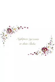 Mak Karnet �lub DL S29 - Najlepsze �yczenia