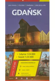 Gda�sk, Gdynia, Sopot 1:22 500 (plastik)