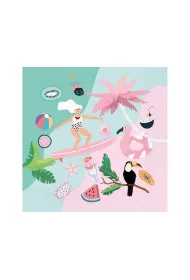 Godan Serwetki Summer Let's Party surfing 33x33cm