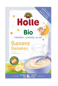 Holle Kaszka manna mleczno-bananowa bez dodatku cukrw od 6. miesica 250 g bio